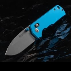 Magnum Rockstub Blue Elox Folding Knife -Outdoor Products Sale 01SC711.4 69942.1693830650