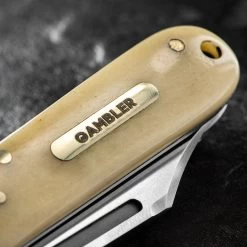 Andre De Villiers Gambler Bone NLA Folding Knife