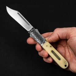 Andre De Villiers Gambler Bone NLA Folding Knife -Outdoor Products Sale ADV GAMB BONE NLA 18355.1672829801.1280.1280 43451.1672839563