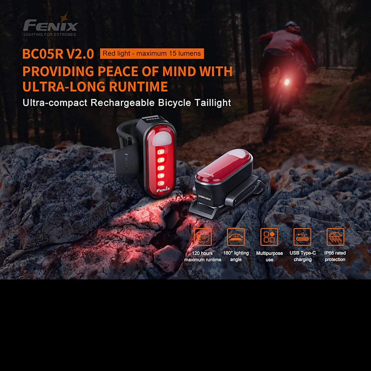 Fenix BC05R V2 Rear Bike Light 9 Fenix BC05R V2 Rear Bike Light - Image 7