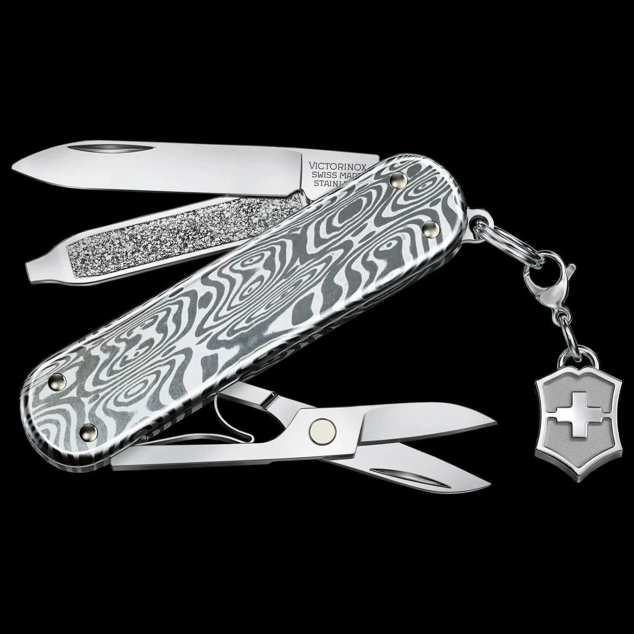 Victorinox Classic SD Brilliant Damascus 3 Victorinox Classic SD Brilliant Damascus