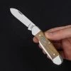 Case Canoe Yellow Curly Oak Folding Knife -Outdoor Products Sale CA47126.1 56466.1696507507