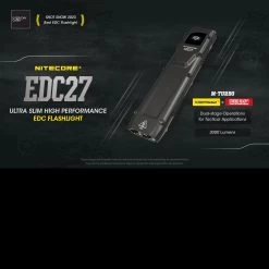 Nitecore EDC27 Flashlight -Outdoor Products Sale EDC27 76713.1681908903