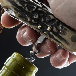 Fox Multipurpose Pocket Knife Stag 8 -Outdoor Products Sale FOX 2268 SCE.2 23548.1678276553