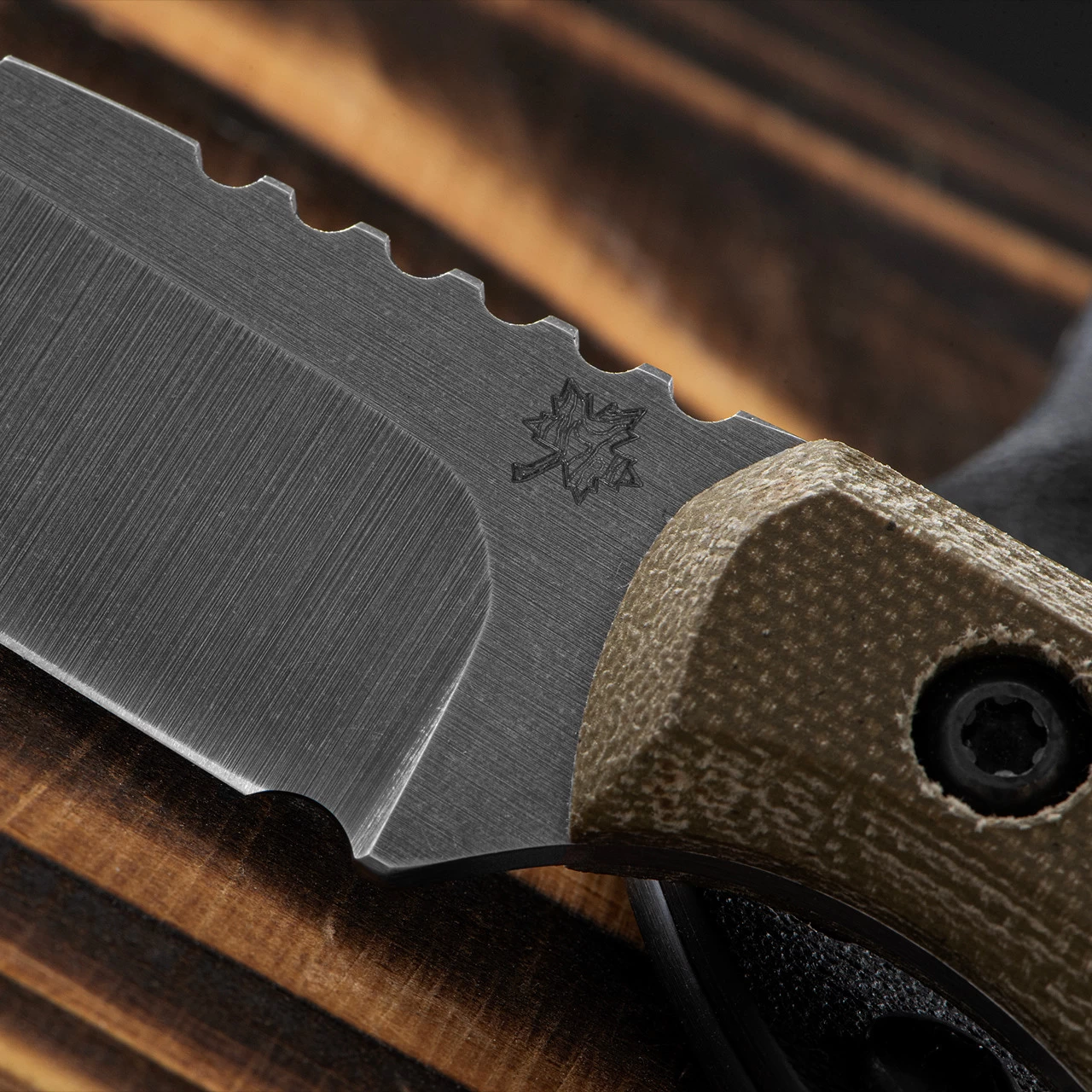 JWK Small Meridian Field Knife - Green 4 JWK Small Meridian Field Knife - Green - Image 2