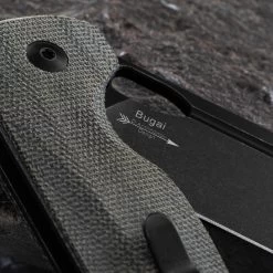 Kizer Bugai Micarta Black Folding Knife -Outdoor Products Sale KIV3627A1.2 11815.1686756185.1280.1280 35316.1686756249