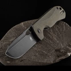 Kizer Bugai Micarta Black Folding Knife -Outdoor Products Sale KIV3627A1.3 47302.1686756185.1280.1280 33667.1686756249