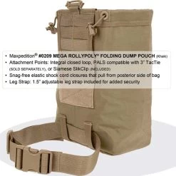 Maxpedition Mega Rollypoly Dump Pouch -Outdoor Products Sale MAXP 209det4 34764.1662129456