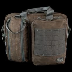 Magforce Recruit Briefcase Waxed Canvas -Outdoor Products Sale MF W0343 BR 52778.1689852909.1280.1280 06656.1689945535