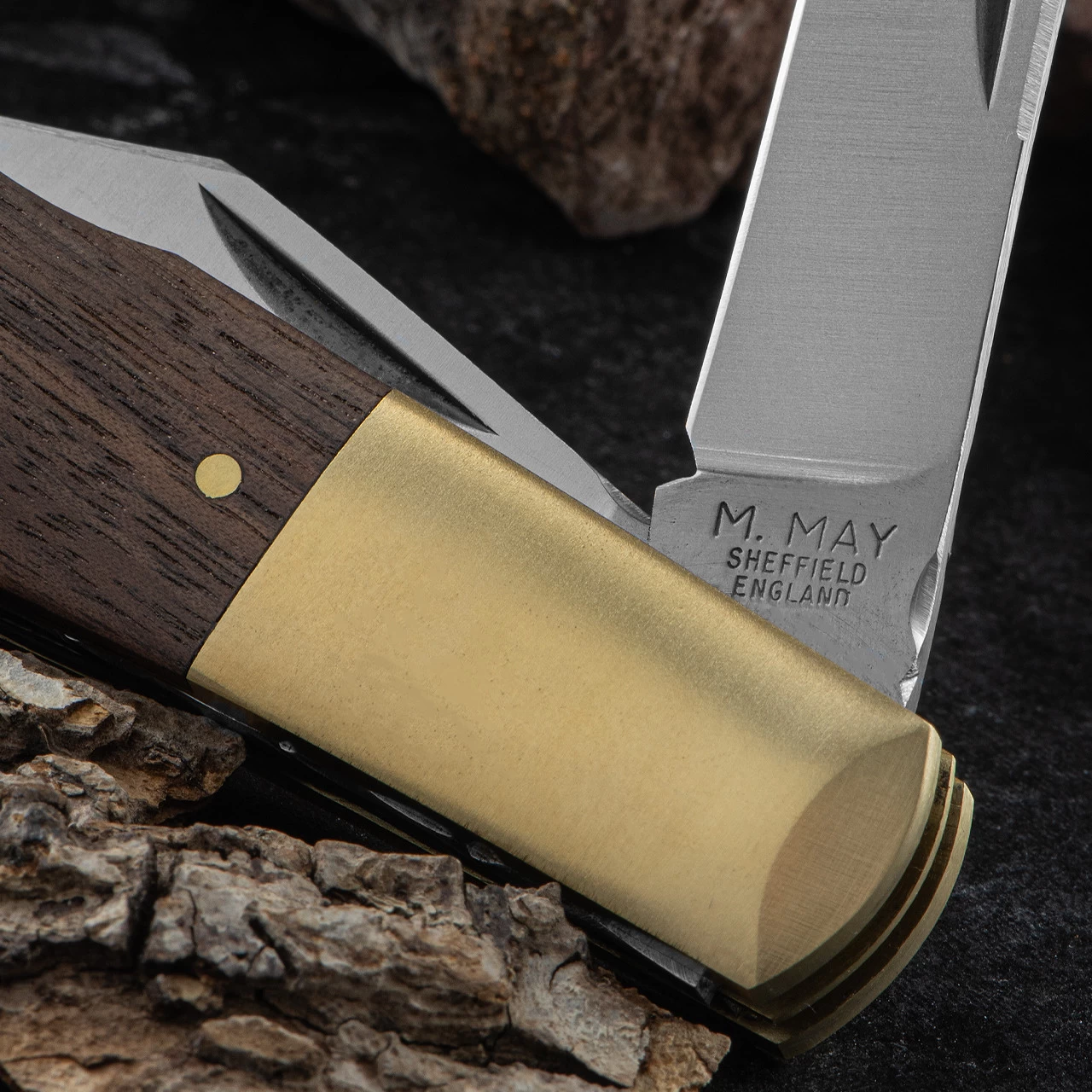 Michael May Barlow Walnut Folding Knife 7 Michael May Barlow Walnut Folding Knife - Image 5