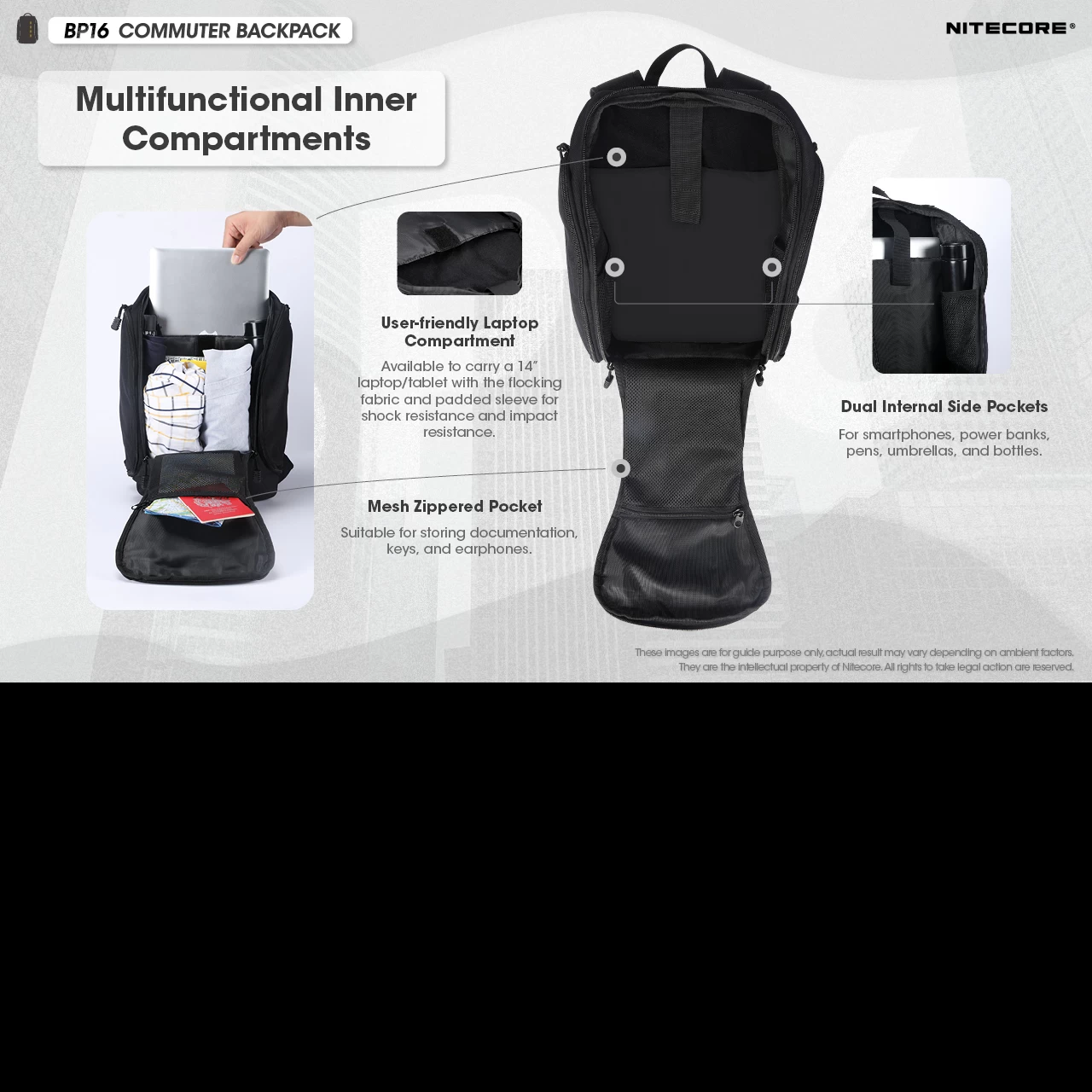 Nitecore BP16 Backpack 6 Nitecore BP16 Backpack - Image 4