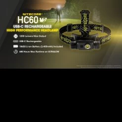 Nitecore HC60 V2 -Outdoor Products Sale NITECORE HC60 2021 COOLdet4 61822.1637841783.1280.1280 27650.1637841874