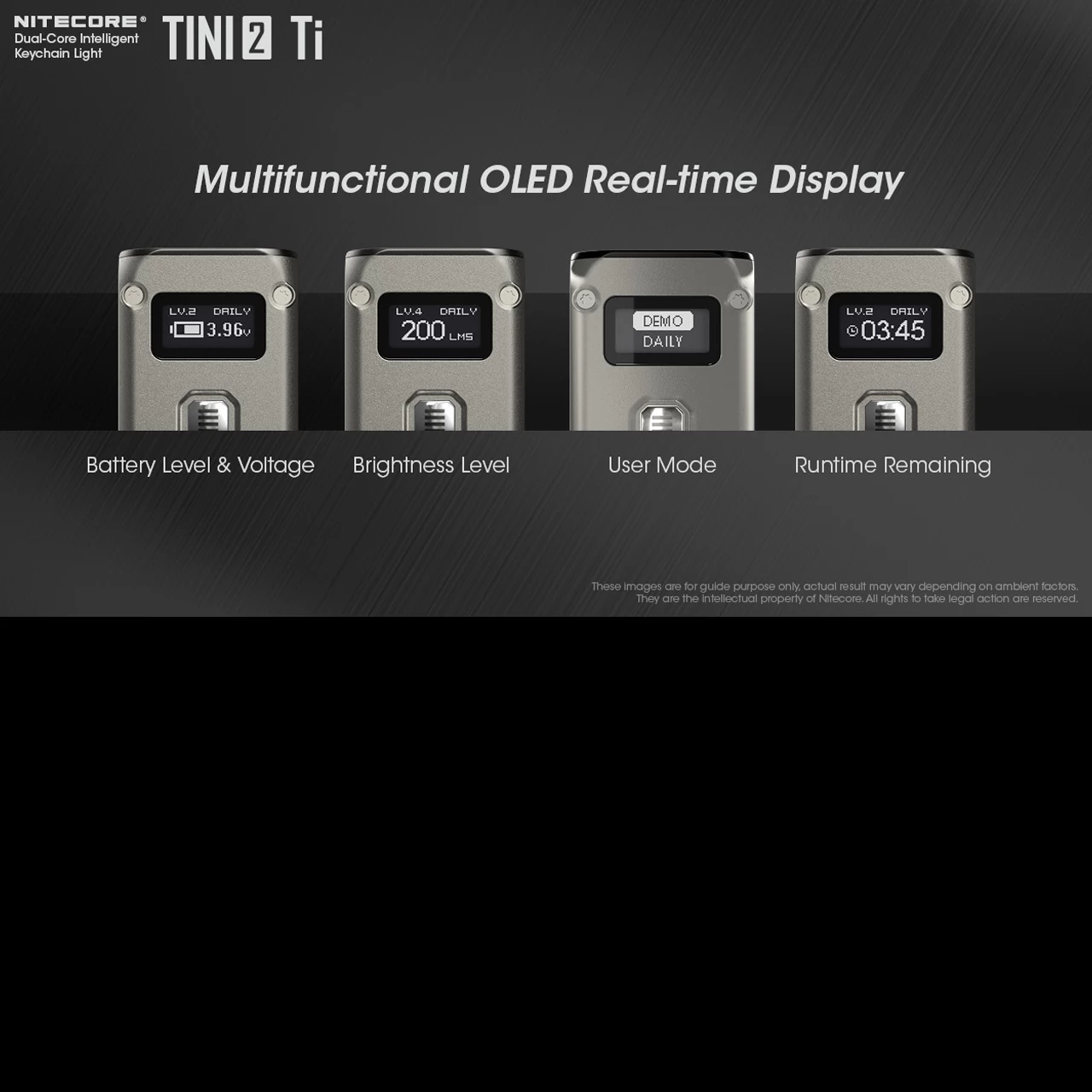 Nitecore TINI 2 Titanium 3 Nitecore TINI 2 Titanium