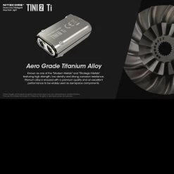 Nitecore TINI 2 Titanium 14 Nitecore TINI 2 Titanium -Outdoor Products Sale NITECORE TINI2 TIT.5 57628.1652790503.1280.1280 95537.1652879581