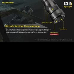 Nitecore TSL10i Tail Cap With Signal Light