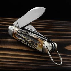 Rough Rider Kamp King Cinnamon Folding Knife -Outdoor Products Sale RR2424.4 92880.1685442924