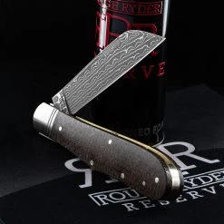 Rough Ryder Reserve Humpback Jack Damascus Folding Knife -Outdoor Products Sale RRR024D.3 31017.1686232129