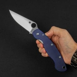 Spyderco Mili Model CPM S110V Folding Knife -Outdoor Products Sale SC36GPDBL.1 87173.1695656523.1280.1280 22600.1695724104
