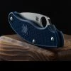 Spyderco UK Penknife Lightweight Dark Blue CPM SPY27 -Outdoor Products Sale SC94PCBLdet2 83672.1694442613