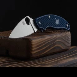Spyderco UK Penknife Lightweight Dark Blue CPM SPY27 -Outdoor Products Sale SC94PCBLdet4 21728.1694442613