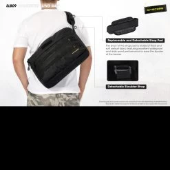 Nitecore SLB09 Sling Bag -Outdoor Products Sale SLB09det4 93288.1643032328.1280.1280 67490.1643207288