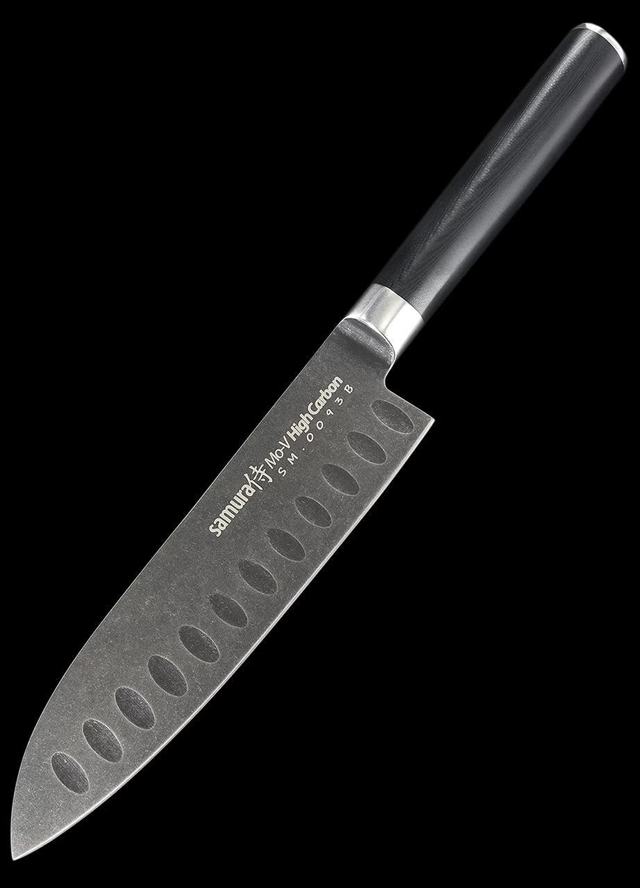 Samura Mo-V Stonewash Santoku 2 Samura Mo-V Stonewash Santoku