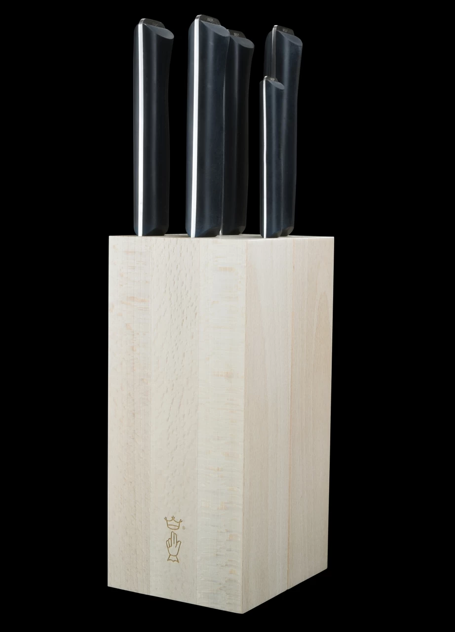 Opinel Intempora 5-piece Knife Block Set 4 Opinel Intempora 5-piece Knife Block Set - Image 2