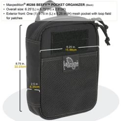 Maxpedition Pocket Organiser Beefy -Outdoor Products Sale maxp 266 bdet2 26887.1587390497