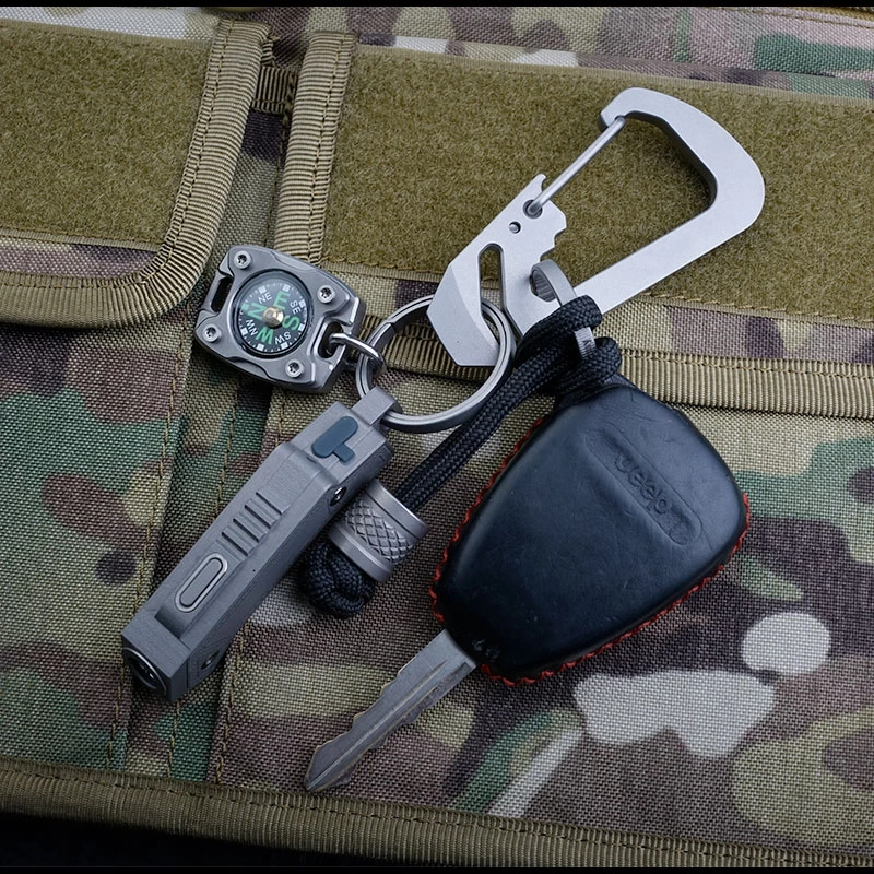 MecArmy CH1 EDC Titanium Keyring 4 MecArmy CH1 EDC Titanium Keyring - Image 2