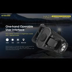 Nitecore HA23 -Outdoor Products Sale nitecore ha23det5 41583.1587419632