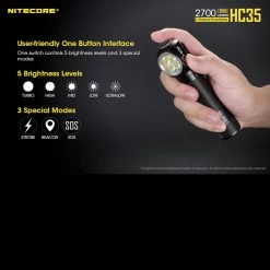 Nitecore HC35 -Outdoor Products Sale nitecore hc35det6 13091.1587423372