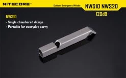 Nitecore Single Chamber Whistle -Outdoor Products Sale nitecore nws10det4 87528.1587389200