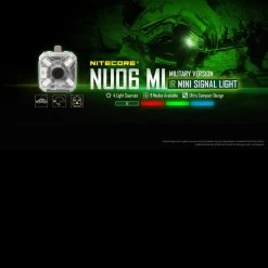 Nitecore NU06MI Mini Signal Light Military Version -Outdoor Products Sale nu06military 10416.1670928066