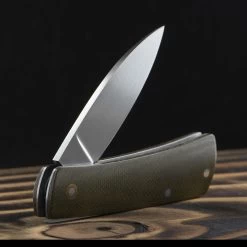 Chris Crawford Custom EDC-B Slipjoint Olive 10 Chris Crawford Custom EDC-B Slipjoint Olive -Outdoor Products Sale olive 08493.1687968943