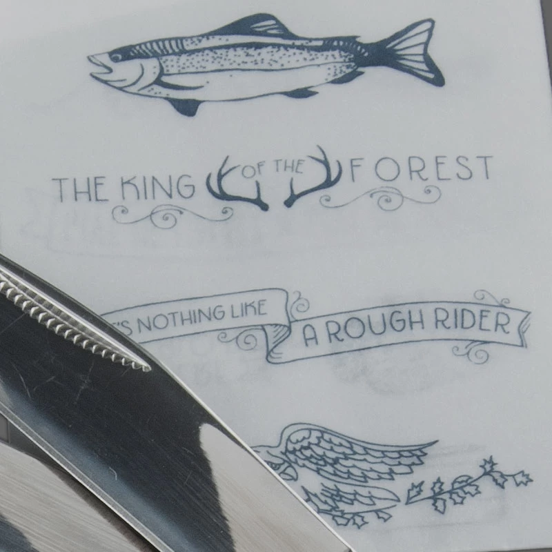 Rough Rider Scrimshaw Set 5 Rough Rider Scrimshaw Set - Image 3