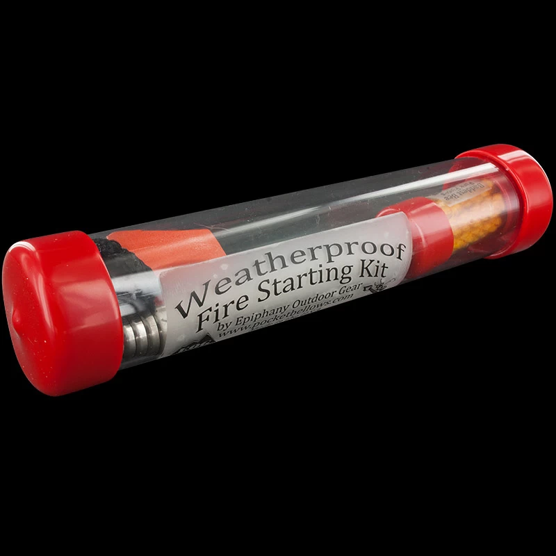 EOG Pocket Bellows Weatherproof Fire Starting Kit 3 EOG Pocket Bellows Weatherproof Fire Starting Kit